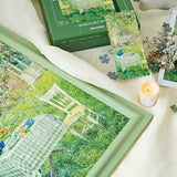 Dining Table in Green Serenity 绿意中的餐桌