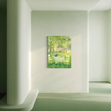 Dining Table in Green Serenity 绿意中的餐桌