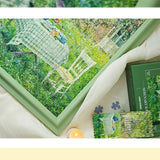 Dining Table in Green Serenity 绿意中的餐桌